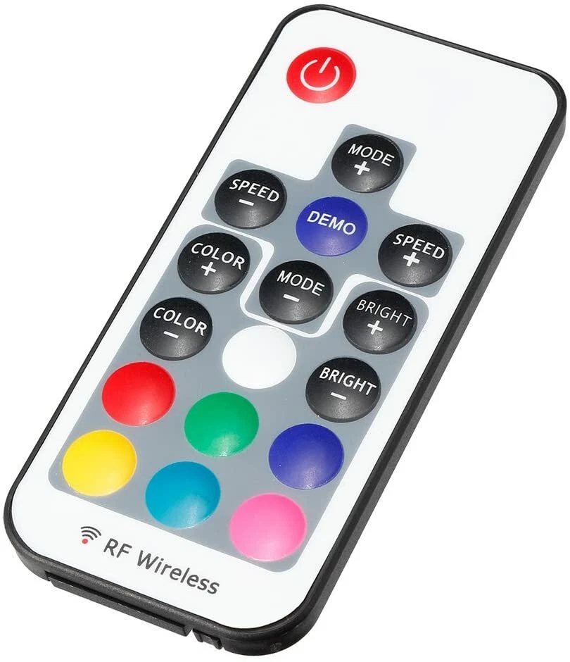 Mini Centralina Telecomando RF Dimmer Per Striscia Led da 12V-24V RGB Wireless - Immagine 3 di 4