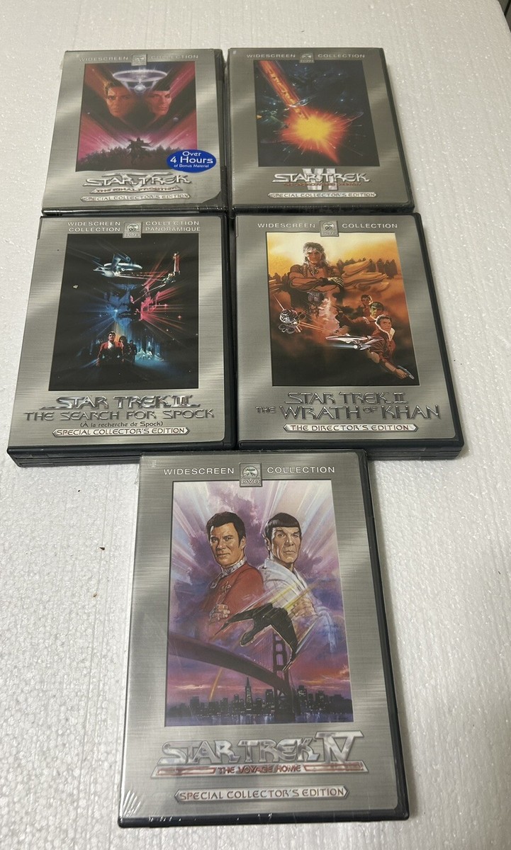 Star Trek: The Final Frontier, The Voyage Home, The Wrath Of Khan, The  Search Fo
