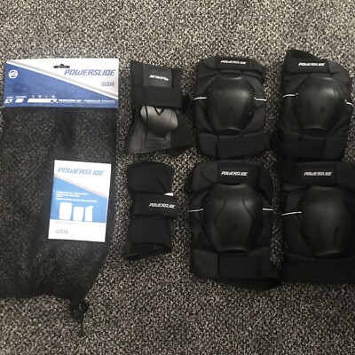 Powerslide Protektoren Knieprotektor Ellenbogen & Handgelenk Inline Sport XL Neu