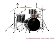 Mapex Saturn Evolution Hybrid Piano Black Lacquer Drums Shells 20x16,12x8,14x14