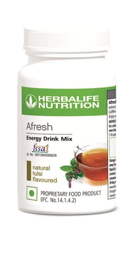 Herbalife Nutrition Tulsi Afresh Energy Drink Mix 50g - Natural Herbal Boost