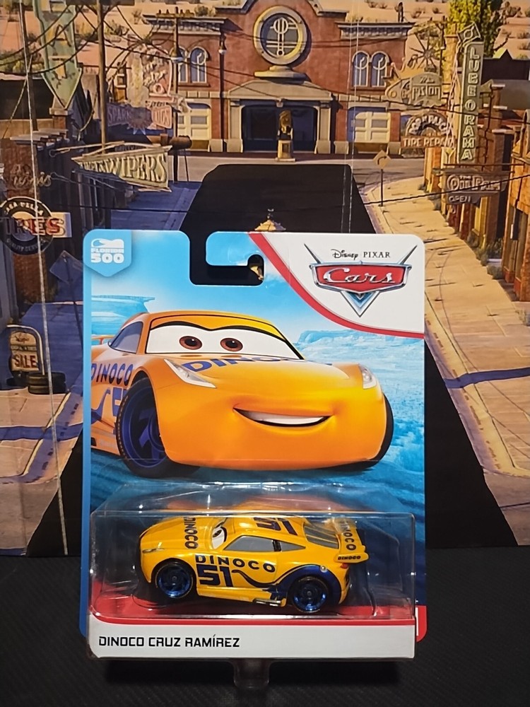 DISNEY PIXAR CARS DINOCO CRUZ RAMIREZ FLORIDA 500 SERIES 2018/2019 NEW DIECAST