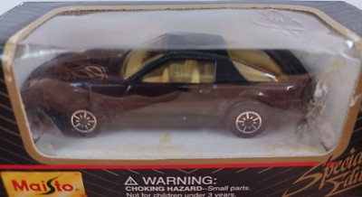Pontiac Firebird Trans Am 1:64 Scale Sports Car Black with Gold Bird, New in Box