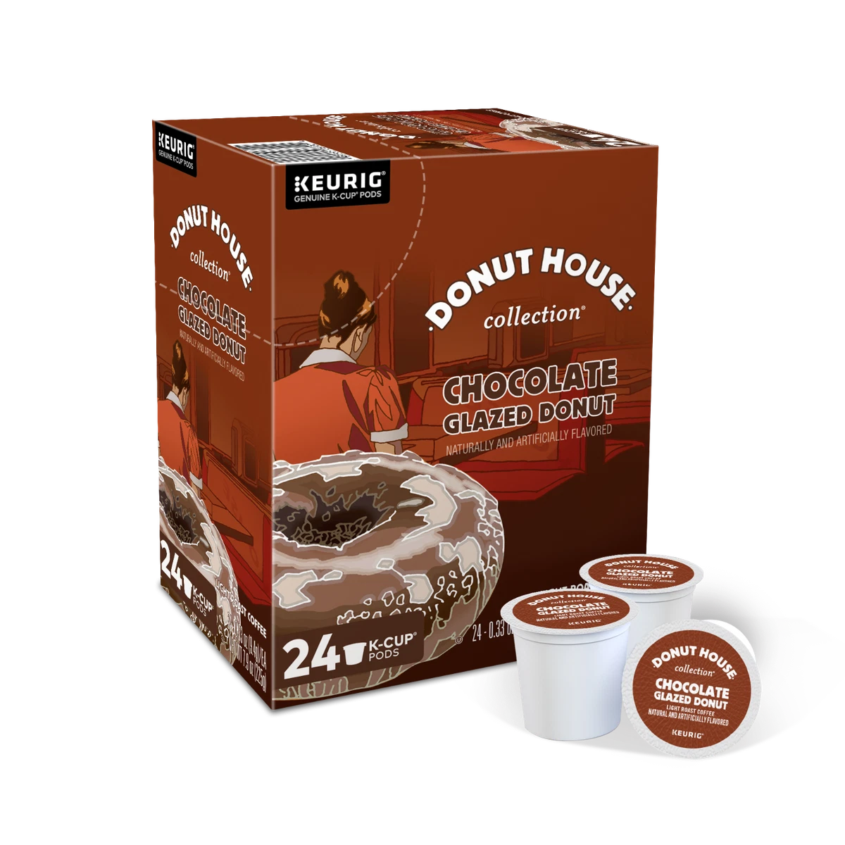 Chocolate glazed 2025 donut k cup