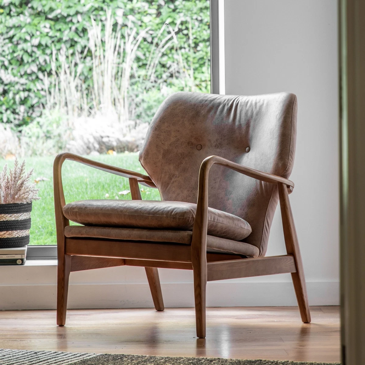 Danish wooden armchair hotsell