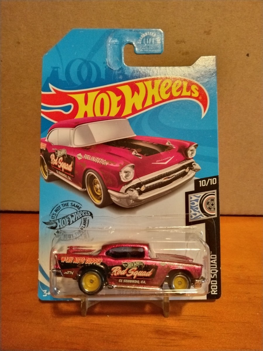 Hot Wheels 2020 SUPER TREASURE HUNT STH - ROD SQUAD - `57 CHEVY | eBay