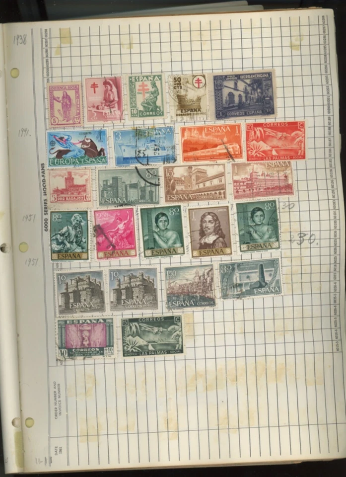 Spain stamps 744 USED see condition (br - Image 4 of 4