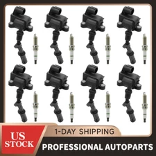 8 Performance Ignition Coil UF741 &Spark Plug for Mercedes-Benz CLS550 CL63 E550
