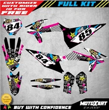 Custom decal kit RUSH style Stickers to fit KTM SXF 250 450 2019 2020 models