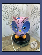 Beautiful Handmade Owl Lamp