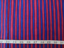 NEW Blue/Pink Stripes Cotton Quilting Fabric Sold by Yard More Available