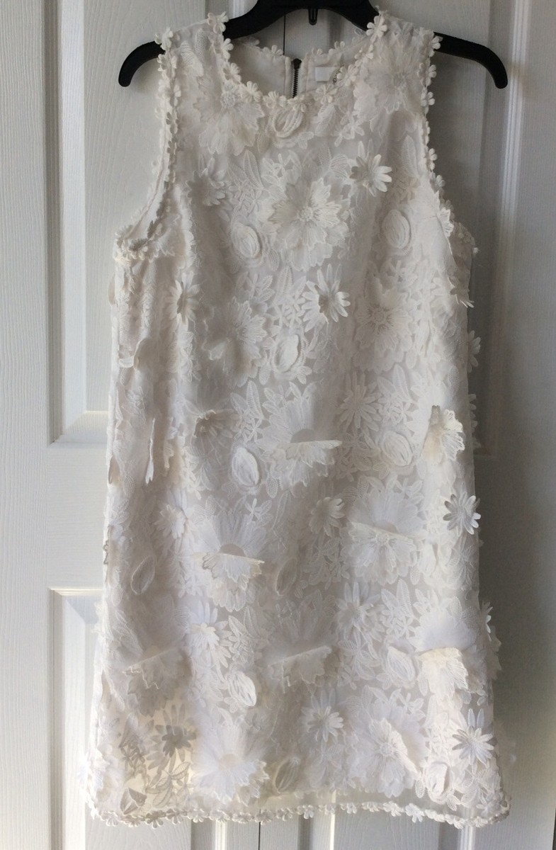 anthropology white dress NWT Flat Waisted Mini Shirt BHLDN | Dresses | Bhldn