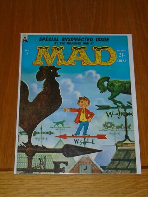 MAD MAGAZINE #13 EC THORPE AND PORTER BRITISH MAGAZINE ALFRED NEUMAN MARCH 1961