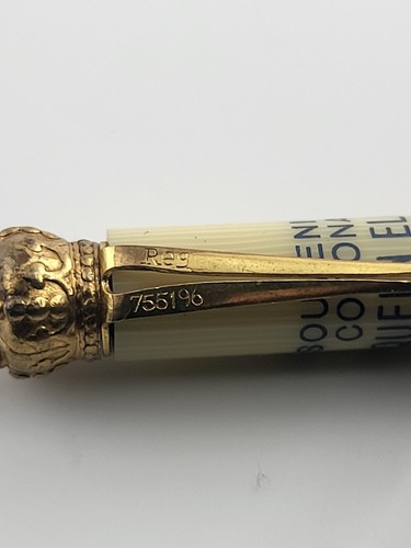 Lápiz mecánico dorado real y blanco sin marca para piezas que no funcionan - Imagen 7 de 15