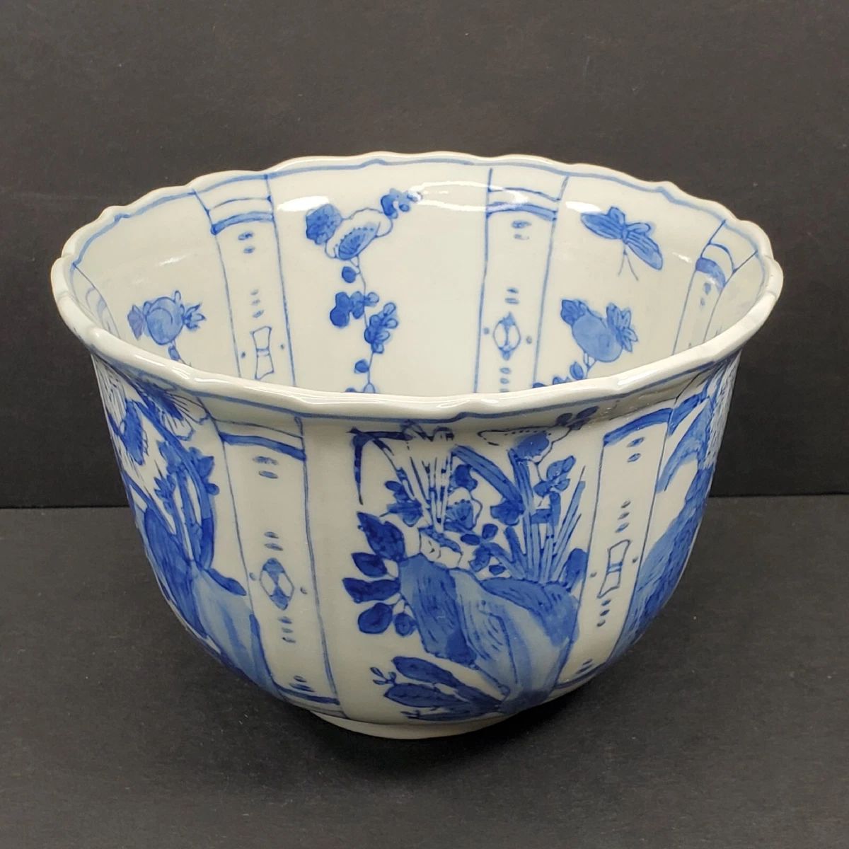 蓝色陶瓷1900-1940 中国古董碗| eBay