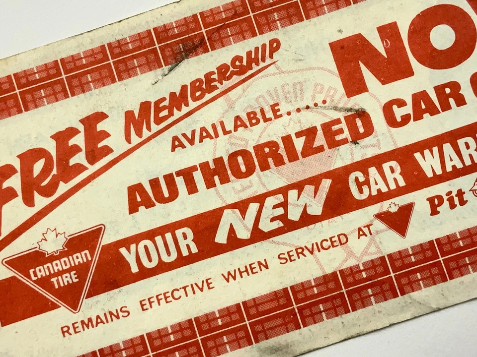 Canadian Tire Banknote 10+10 20 Cents Pit Stop Free Membership Large Seal CC316 - Image 2 of 4