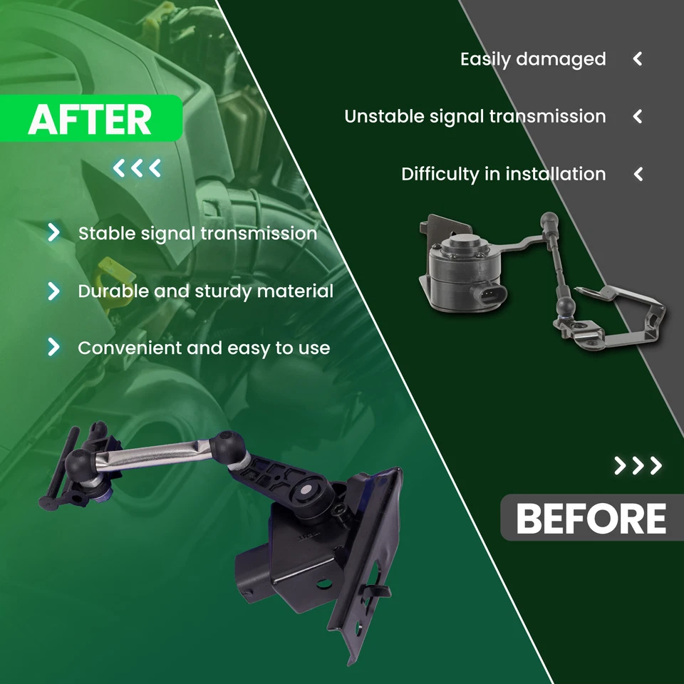 2x Front Left & Right Ride Height Level Sensor Fit 2010-2016 Porsche Panamera - Image 4 of 4