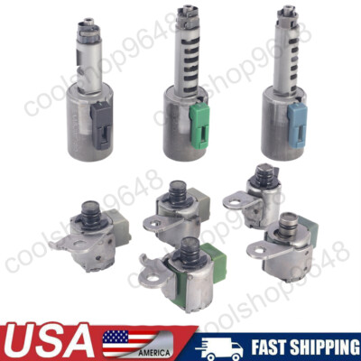 8x For Nissan Altima Maxima Quest Transmission Shift Solenoid Valve AW55-51SN US