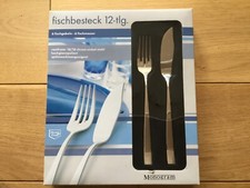 Fischbesteck 12-tlg 6 Personen 18/10 “Monogram“ AMEFA Solingen NEU Besteck Fisch