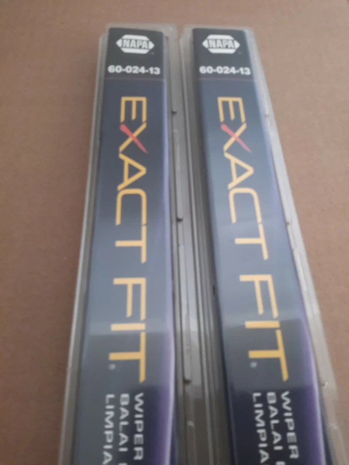 Juego de 2 escobillas limpiaparabrisas NAPA Exact-Fit marco metálico 24" y 24" L+R 02 Foto 2 de 4