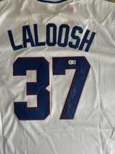 TIM ROBBINS SIGNED BULL DURHAM “NUKE” LALOOSH JERSEY BECKETT BAS 3