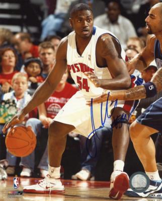 JASON MAXWELL DETROIT PISTONS SIGNED AUTOGRAPHED