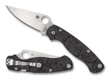 New Spyderco Paramilitary 2 /Marbled carbon /Elmax /C81MCFLMXP2 Exclusive rare
