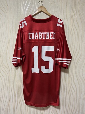 SAN FRANCISCO 49ERS NFL SHIRT JERSEY REEBOK sz L | eBay