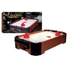 HOCKEY DA TAVOLO GIOCO DISCO CON ARIA SALA GIOCHI GIOCATTOLO BAMBINO IDEA REGALO