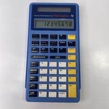 Texas Instruments Math Explorer Calculator, Tested, Clean, Working Great