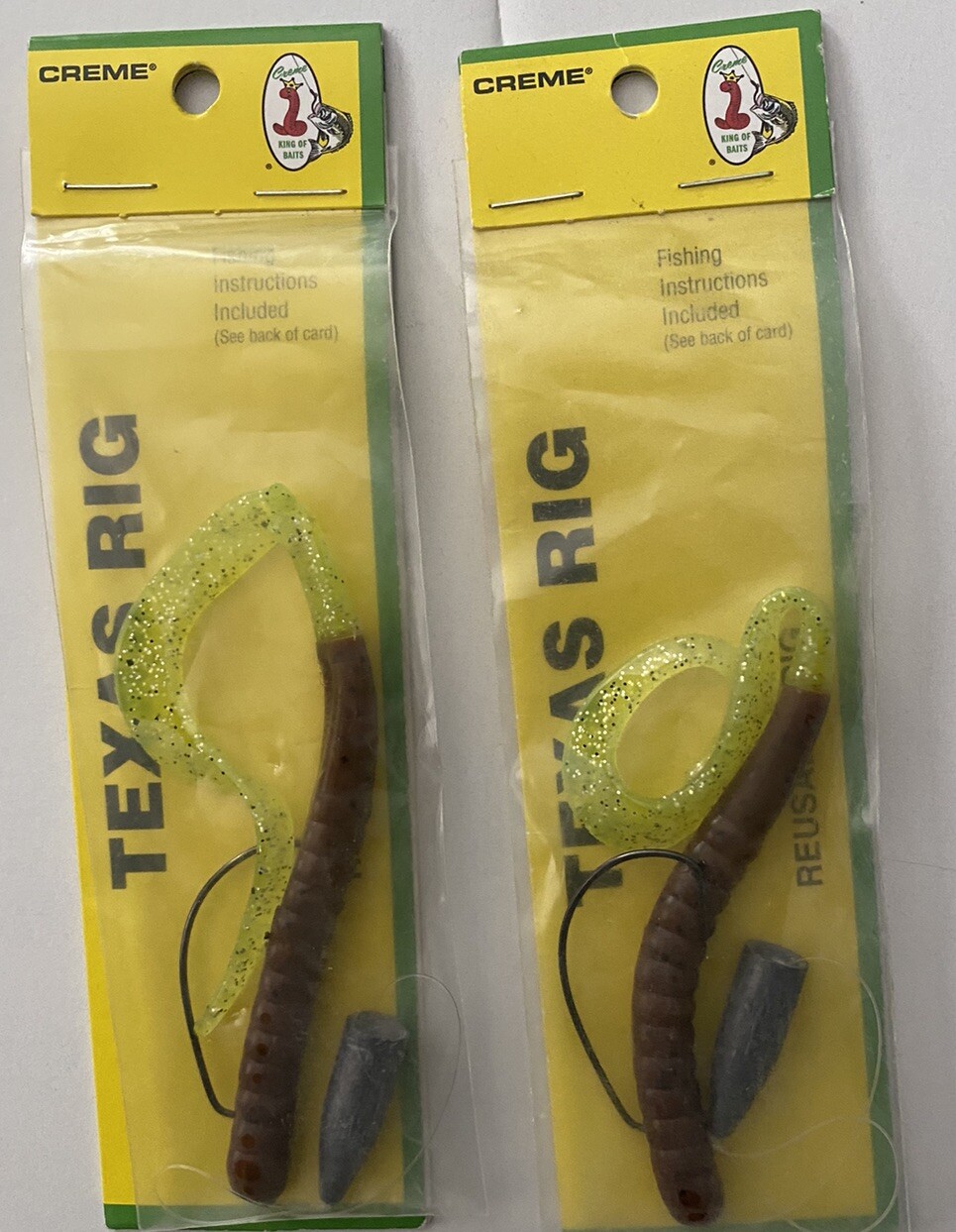 Creme Lure 6'' Scoundrel Live Spares Worms 4 Pack - The Original Soft-Plastic Ou