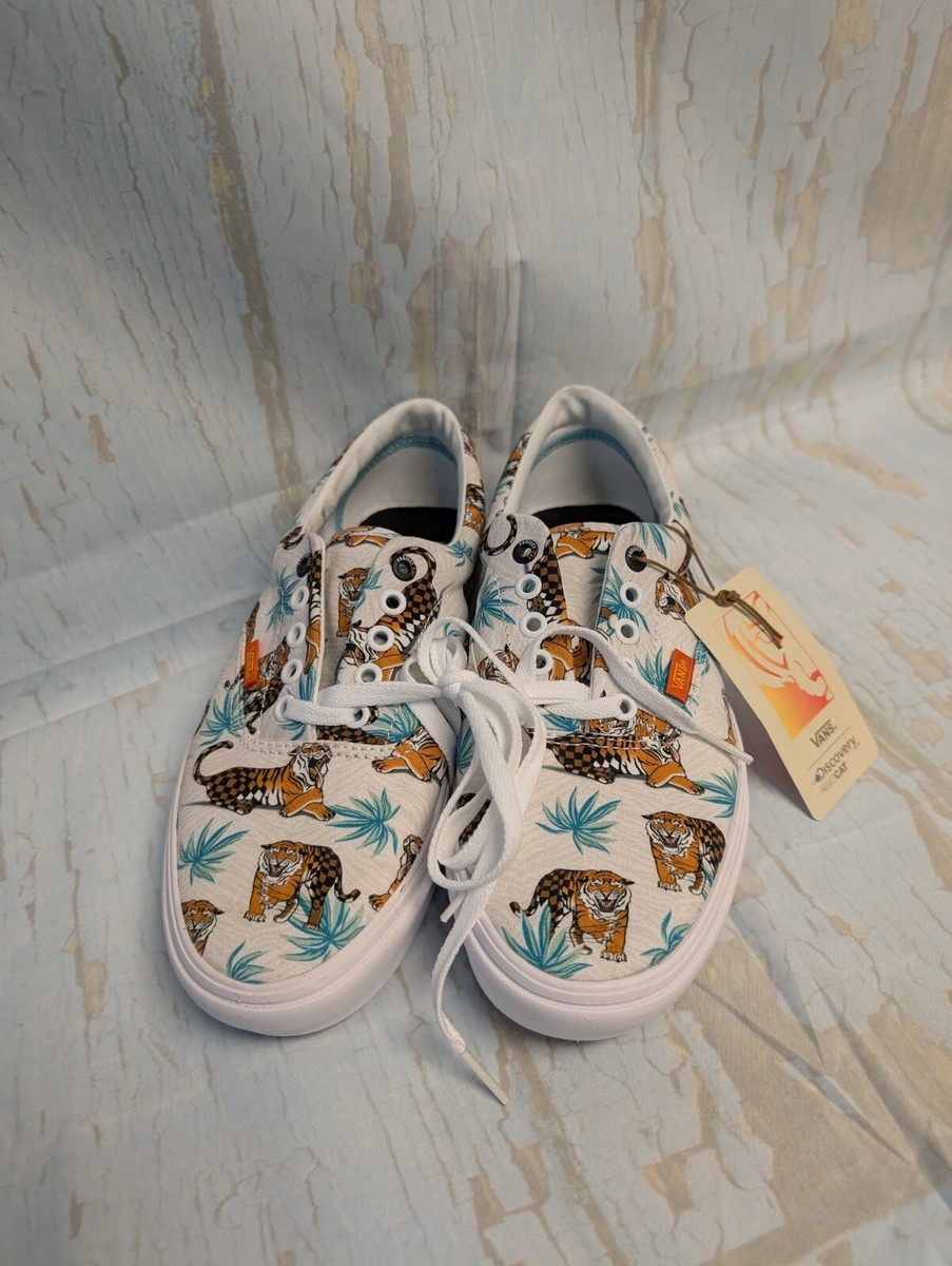 Vans Comfycush Era Discovery Project Cat White Sz US 8.5 Men  display picture 2