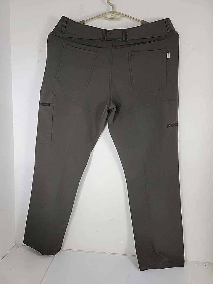 Pantalones cargo Magellan 40X32 aire libre calce clásico gris oscuro que absorbe la humedad Foto 2 de 4
