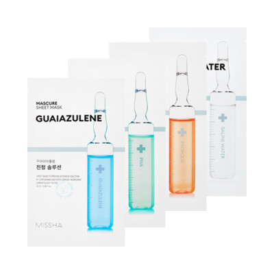 [MISSHA] Mascure Solution Sheet Mask - 2pcs / Free Gift