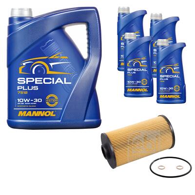 FEBI BILSTEIN Ölfilter 9L MANNOL Special Plus 10W-30 für BMW 8er E31 850 Ci