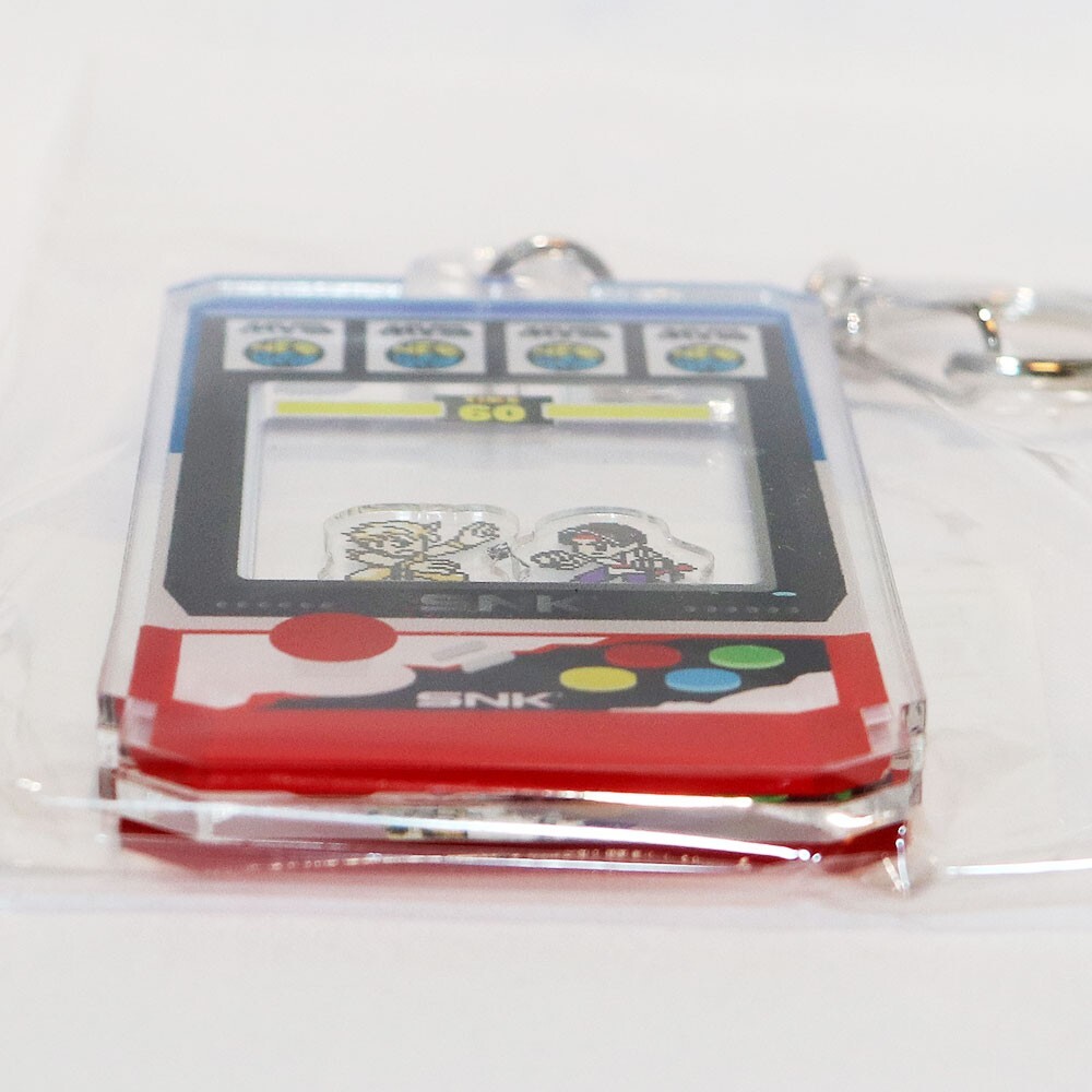 SNK NEO GEO Flake Keychain Art of Fighting Ryo Sakazaki vs Yuri