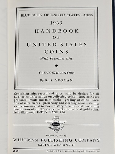 Choose One - Handbook of United States Coins With Premium List By R. S. Yeoman - Picture 37 of 94