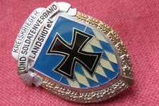 Krieger Soldatenverband Landshut   Abzeichen  Anstecknadel  35 x 45 mm