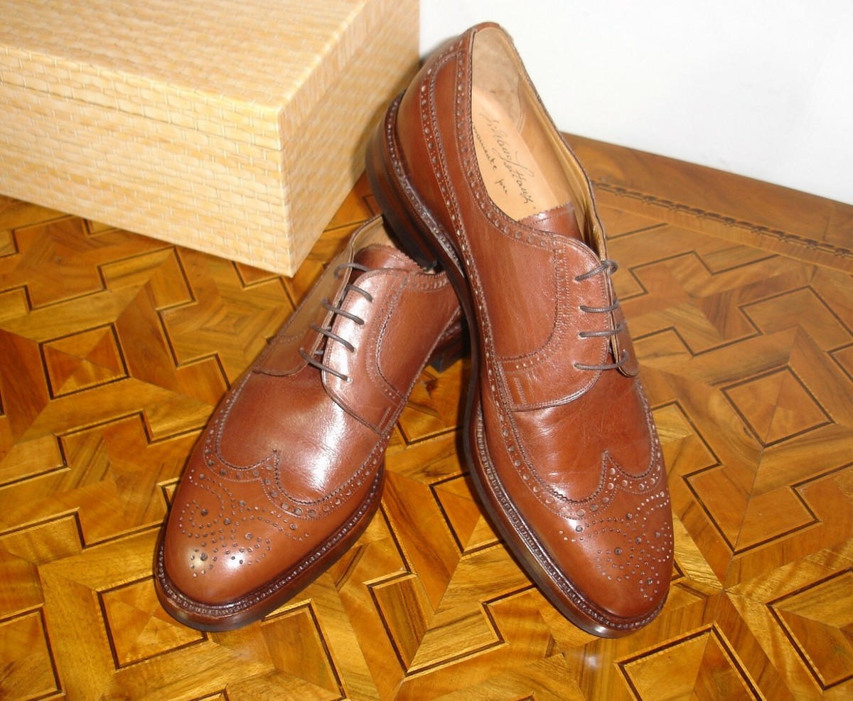 SILVANO LATTANZI EXCLUSIVE TOTALLY HANDMADE OXFORD SHOES GB 10, US 11, EU 44