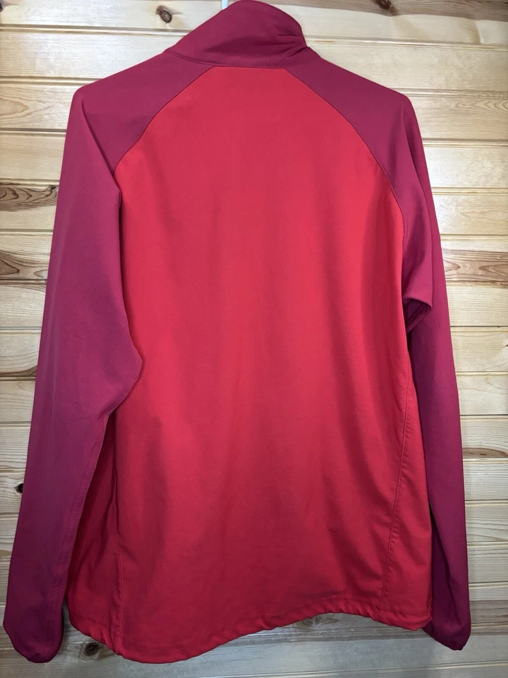Marmot M3 Tempo Jacket Men’s Large Red Soft Shell Full Zip Stretch Coat Pockets - Image 3 of 4