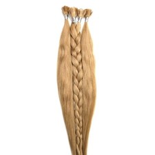Real Human Hair Flat Tip Hair Extension Colour Blonde 613 For Girls  Woman 18"