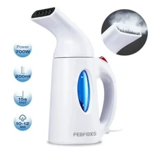 Effortless Garment Care: FEBFOXS 700W Portable Steamer in White