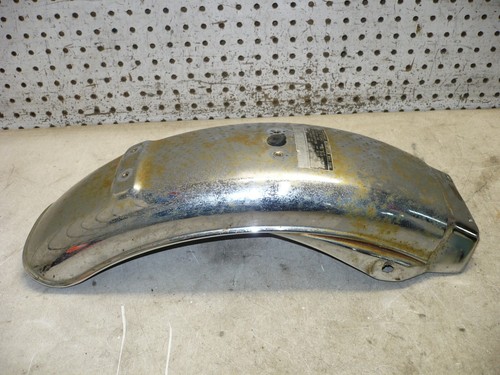 HONDA 73 1973 CB350F FOUR CB 350 F REAR WHEEL FENDER COVER CHROME OEM - Picture 9 of 15