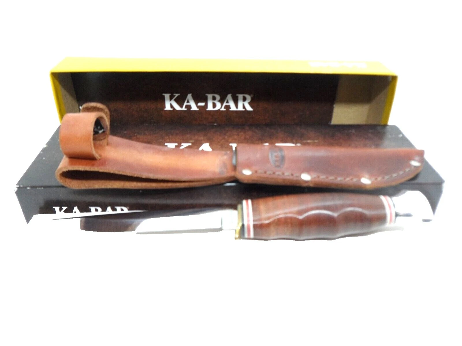 Alça de aço inoxidável KA-BAR Facas de lâmina fixa de caça