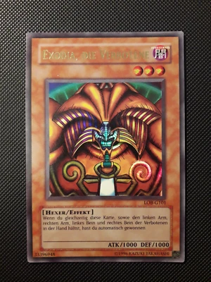 Yu-Gi-Oh! Exodia, die Verbotene, LOB-G101, Ultra Rare, 2.Auflage, Deutsch, NM-GD - Bild 1 von 4