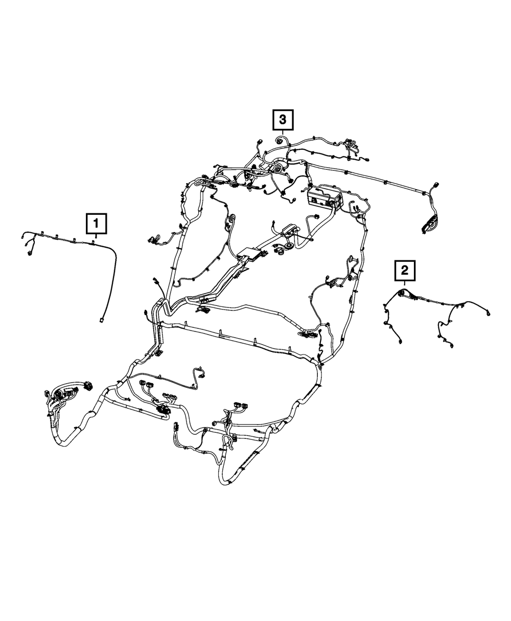 Genuine Mopar Body Wiring 68542018AB