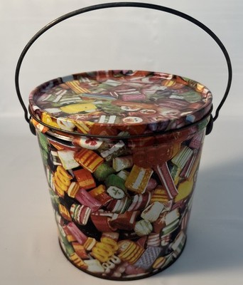 Vintage TIN-General Can Company Inc. Hard Candy (Made In Montibello California)
