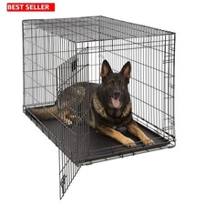 Adjustable 48-Inch Dog Crate for Extra-Large Breeds - Easy Assembly  Ventilated