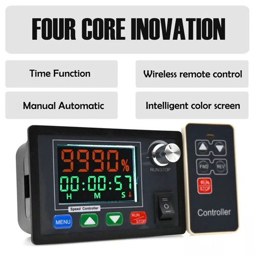 Durable DC 10-55V 40A Motor Speed Controller W/Wireless Remote & LCD Display - Picture 9 of 12