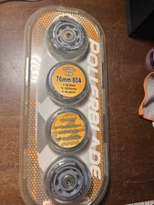 8 Rollerblade Wheels 76mm 80A New in package For Inline Skates